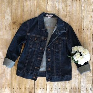 J.Crew Dark Denim Jacket